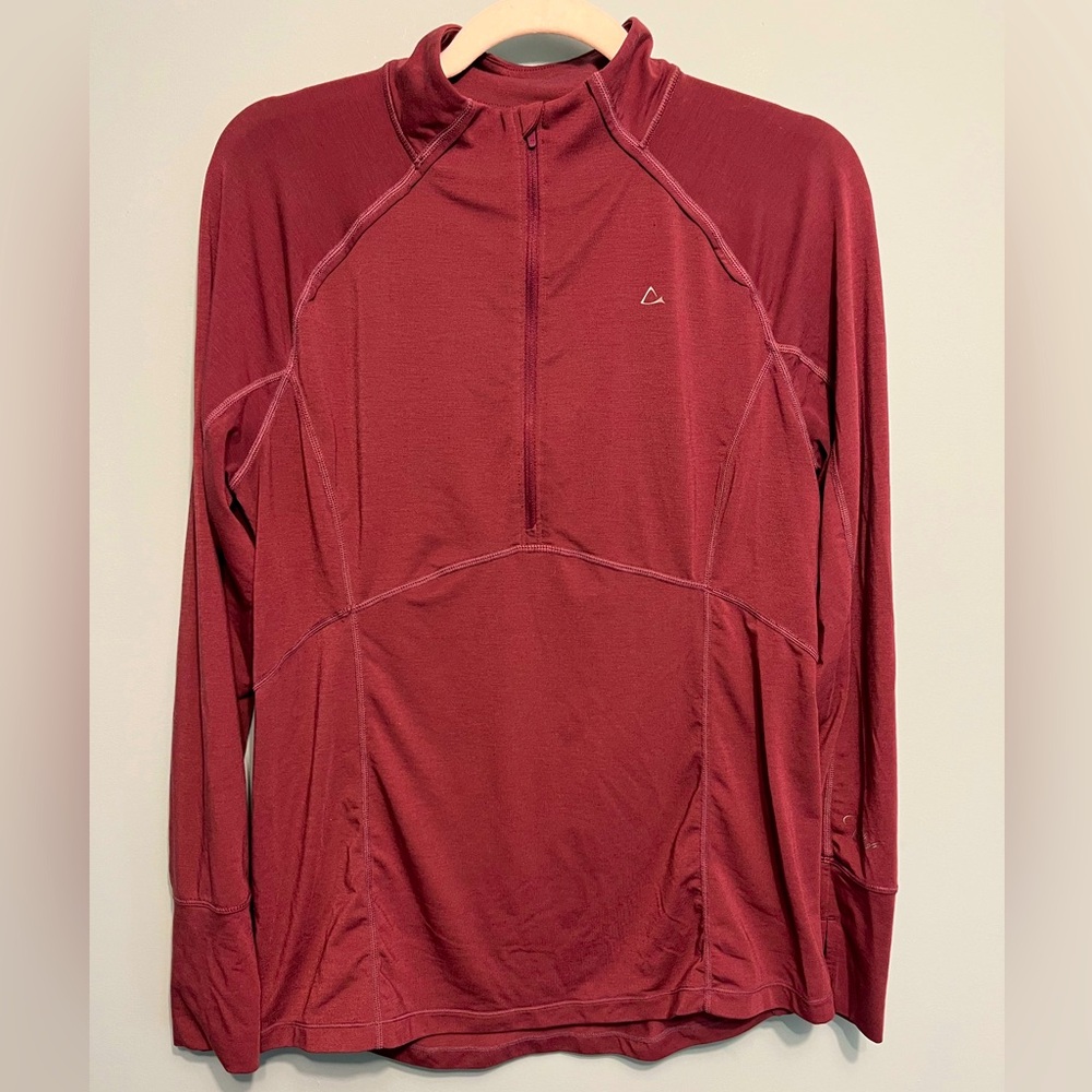 Paradox Burgundy Athletic Jacket Size Large
